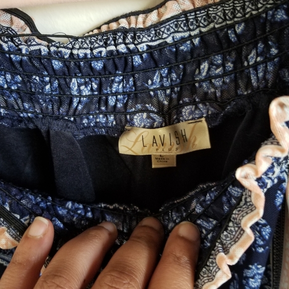 Ruffled Sleeve Off The Shoulder Blouse - Picture 4 of 5